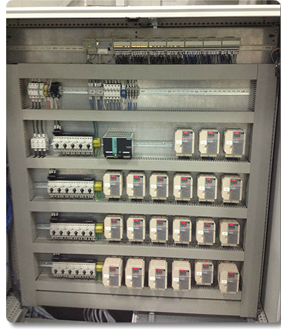 Custom Control Panel for new conveyor line